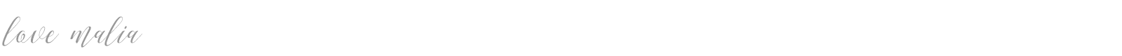 Love Malia font preview